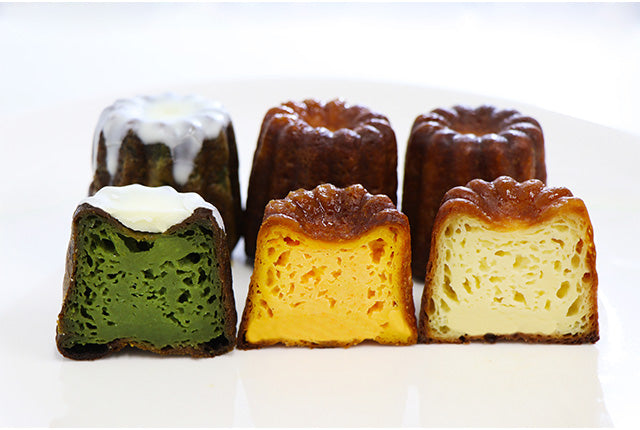 yorimichi焼菓子店のカヌレ6個セット（清瀬にんじん・清瀬ほうれん草・プレーン各2）