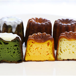 yorimichi焼菓子店のカヌレ6個セット（清瀬にんじん・清瀬ほうれん草・プレーン各2）